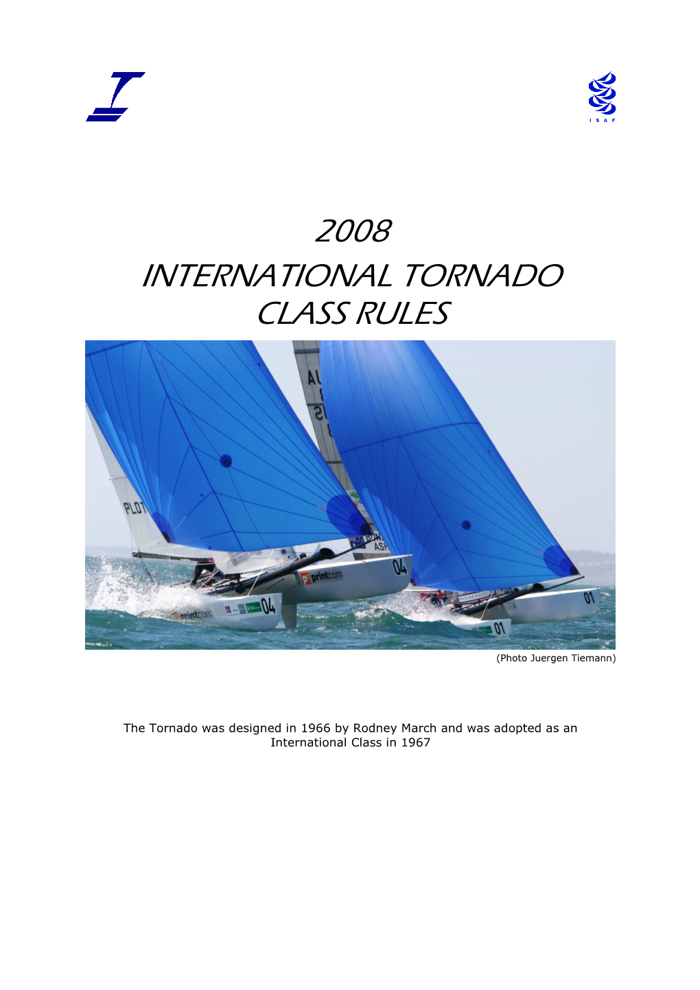 2008 International Tornado Class Rules