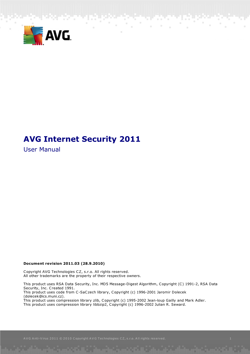 AVG Internet Security 2011 User Manual