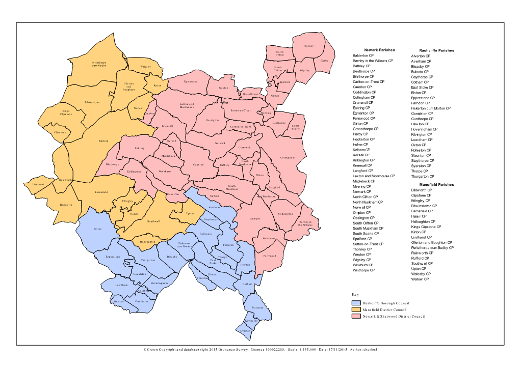 Newark Parishes Balderton CP Barnby in the Willow S CP Bathley CP Besthorpe CP Bilsthorpe CP Carlton-On-Trent CP Caunton CP Codd