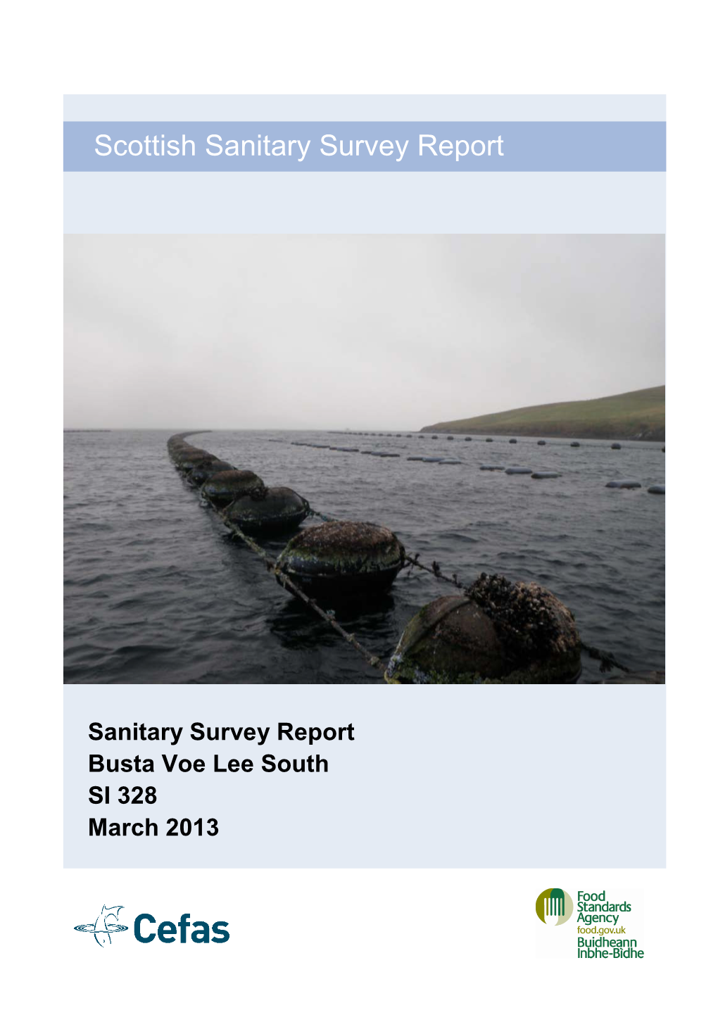 Scottish Sanitary Survey Report