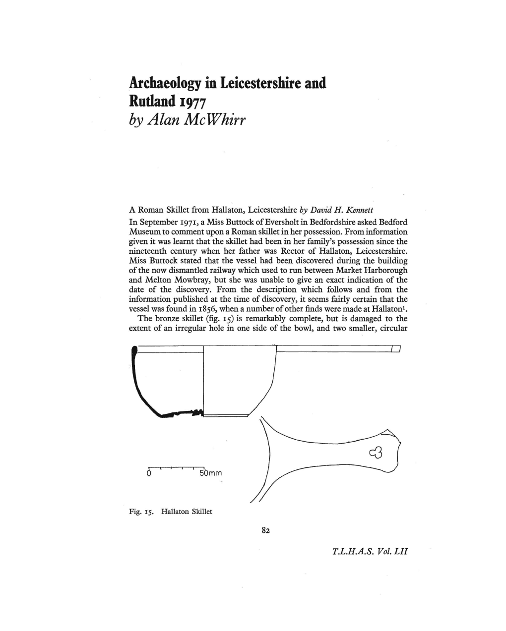 Archaeology in Leicestershire and Rutland 1977 Pp.82-102