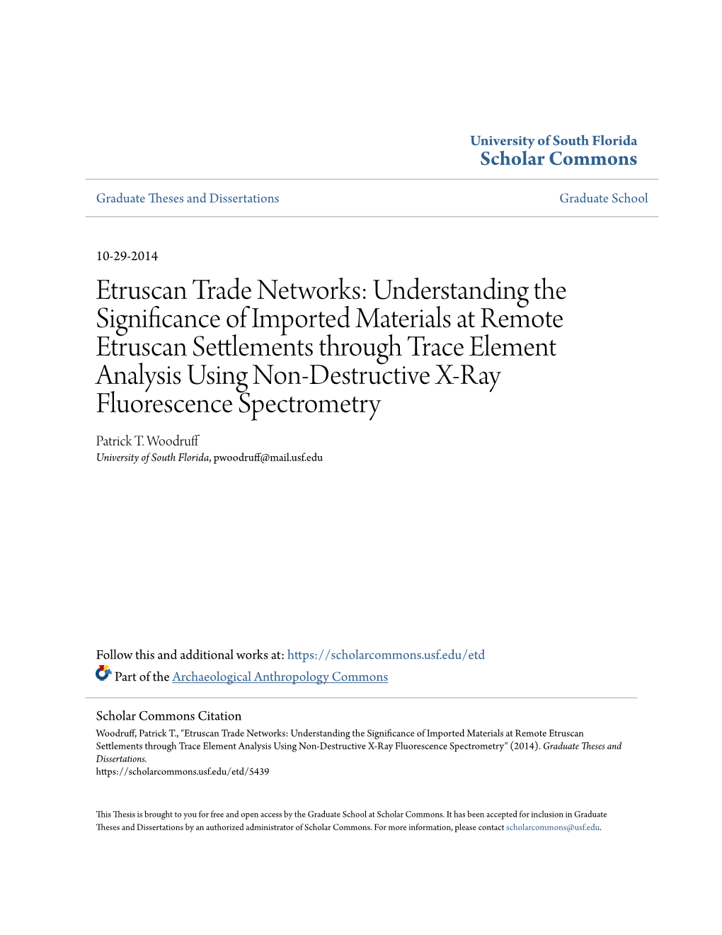 Etruscan Trade Networks