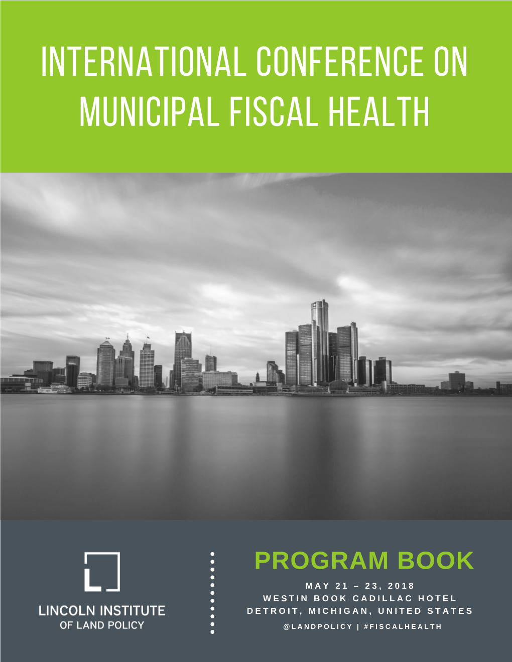 International Conference on Municipal Fiscal Health Program Book