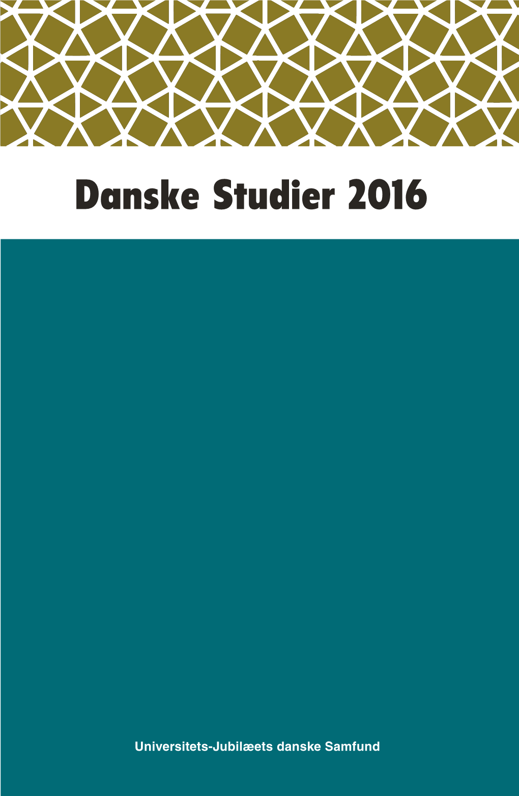 Danske Studier 2016