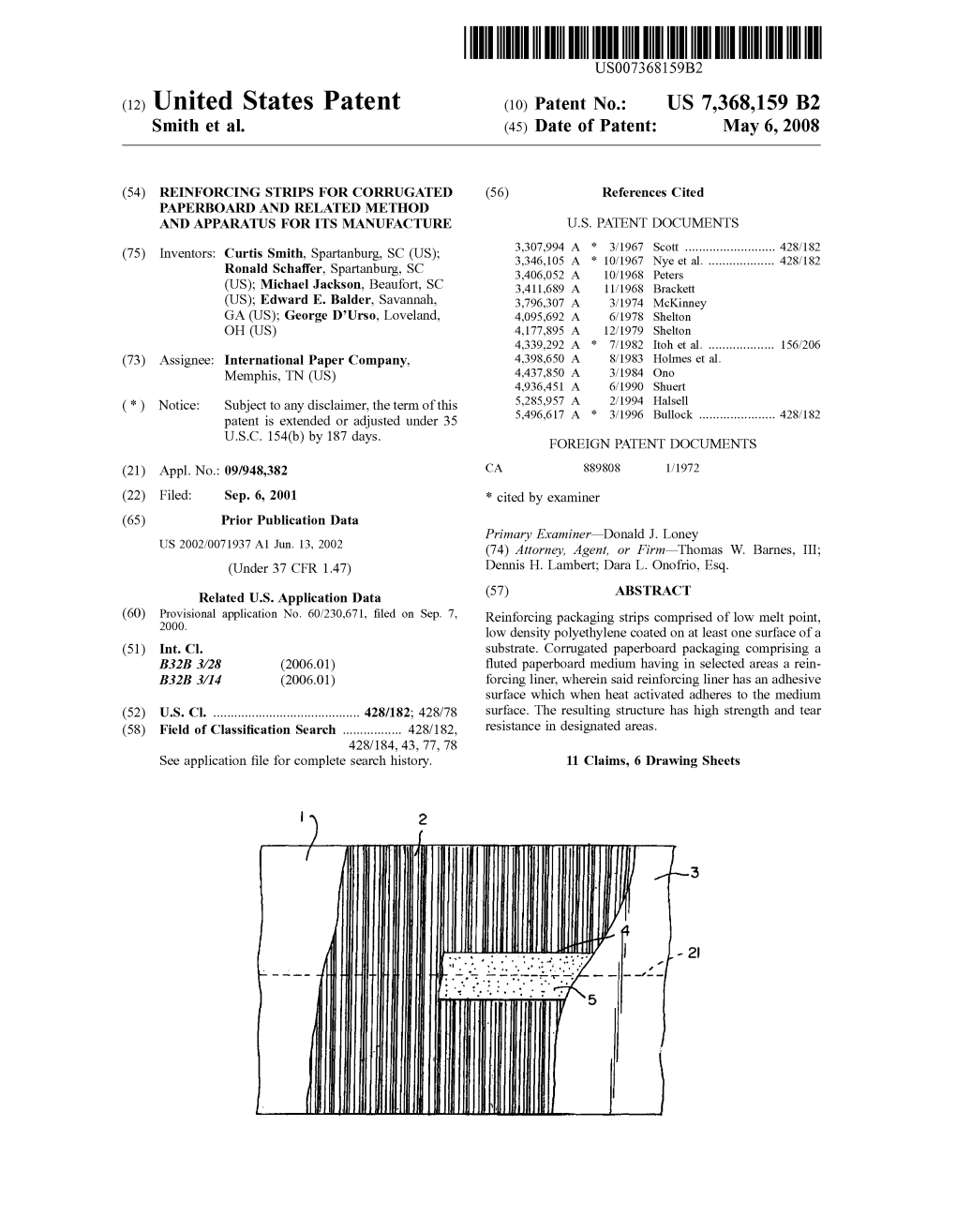 (12) United States Patent (10) Patent No.: US 7,368,159 B2 Smith Et Al
