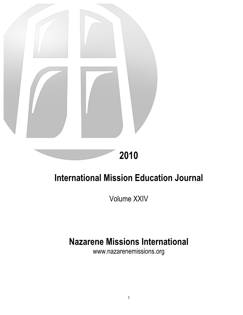 International Mission Education Journal Nazarene Missions