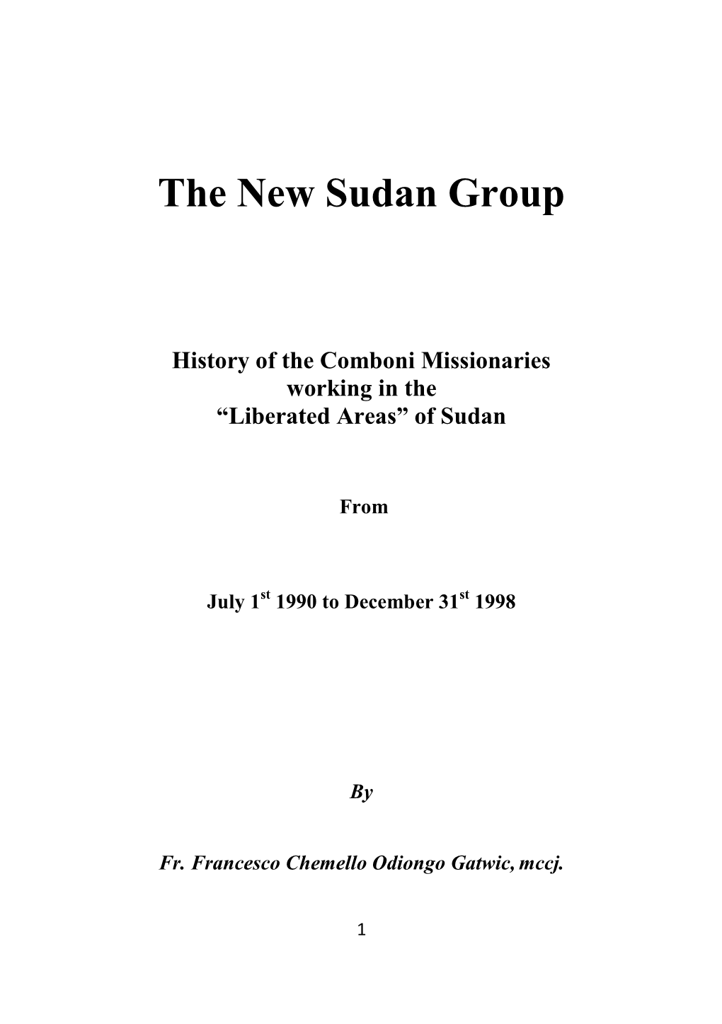 The New Sudan Group