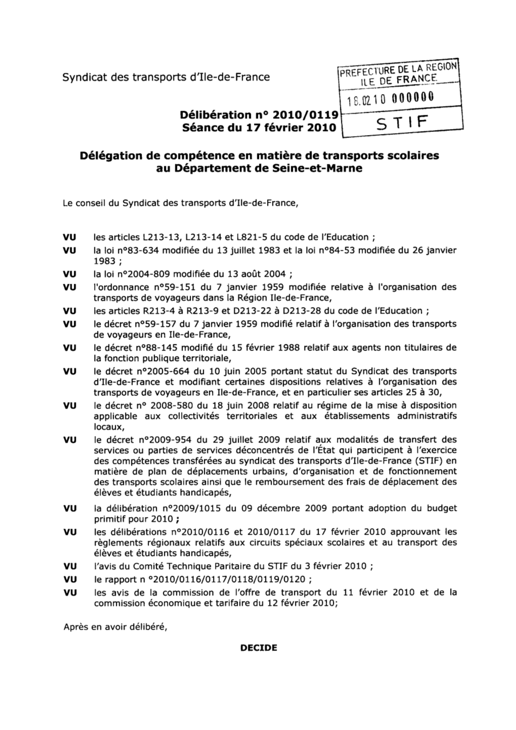 Convention De Délégation De Compétence En Matière De Transports Scolaires