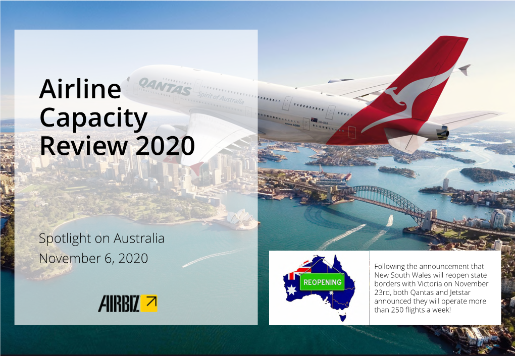 Airline Capacity Review 2020