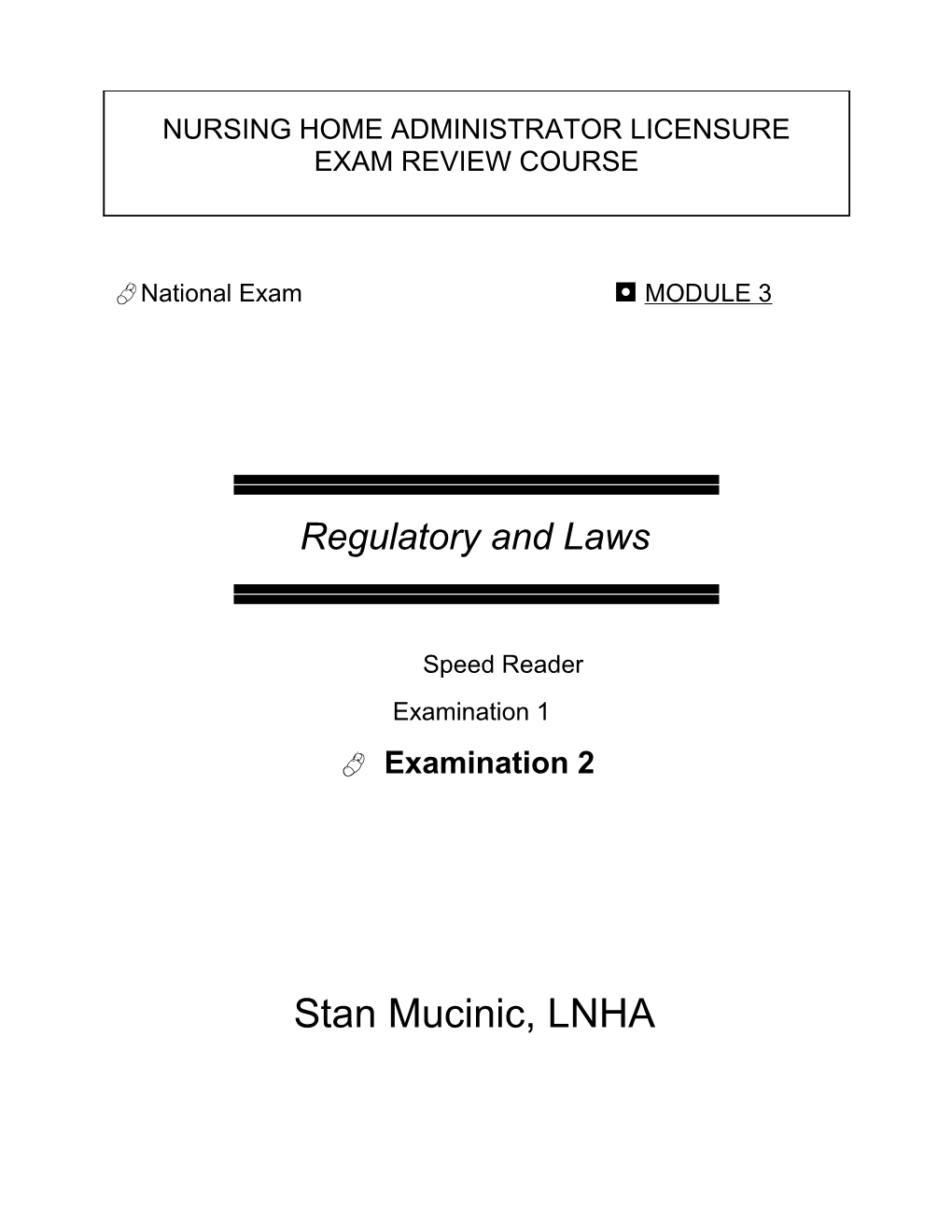 National Exam MODULE 3