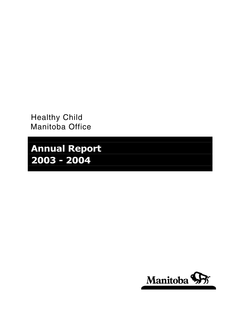 Annual Report 2003 - 2004