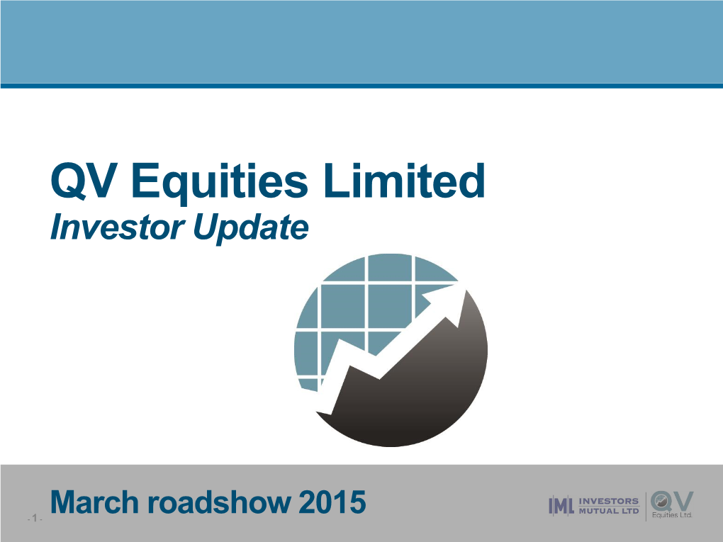 QV Equities Limited Investor Update