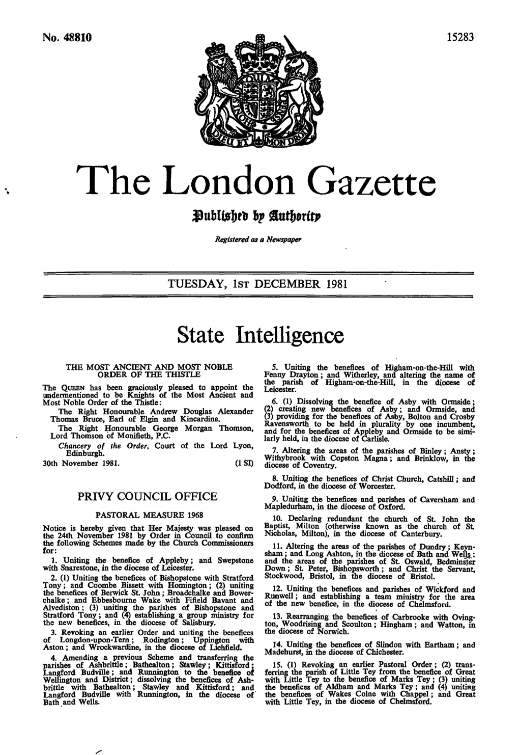 The London Gazette By