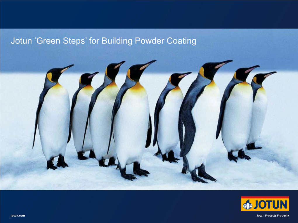 Jotun Powder Coatings Building Components Concept