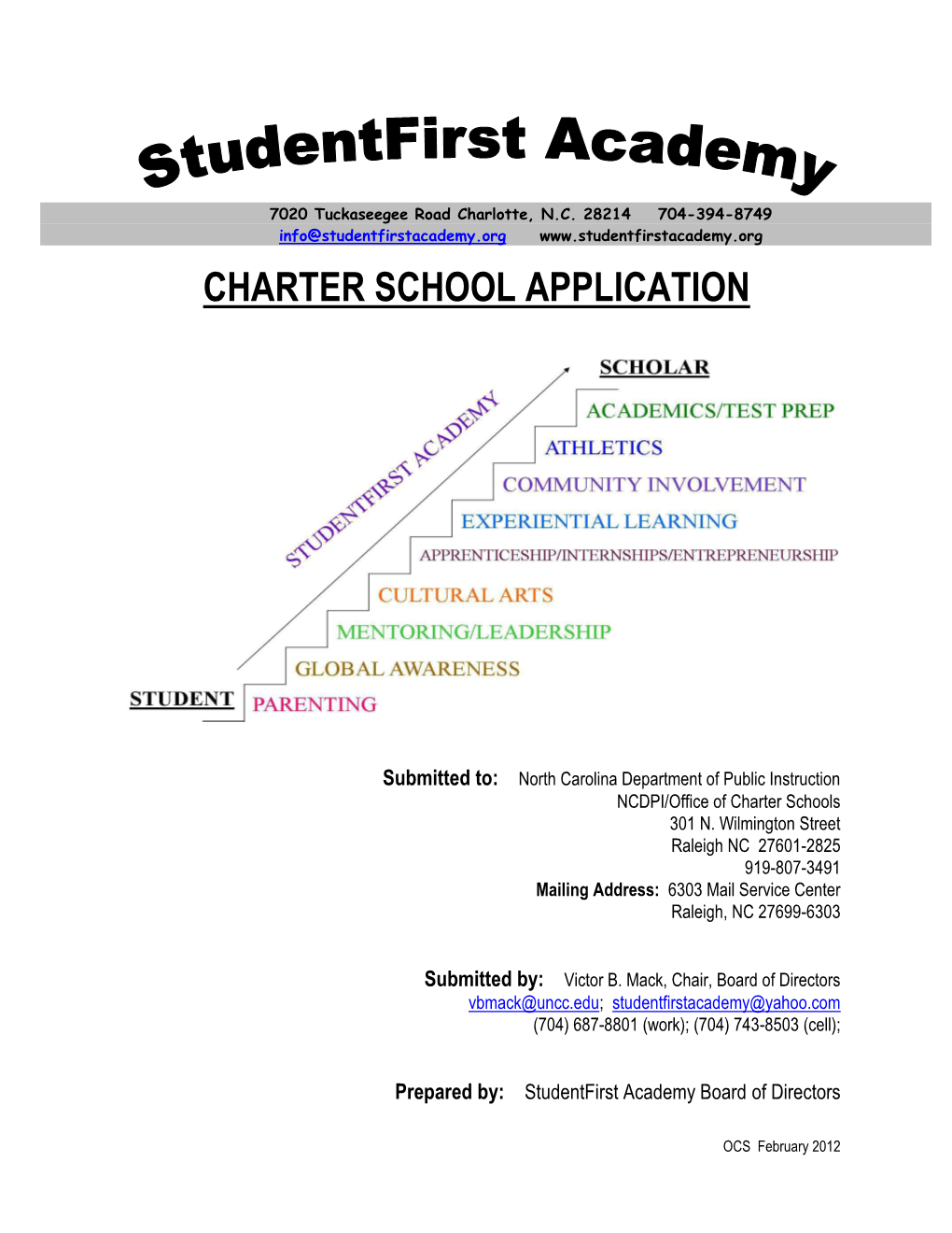 Charter School Application