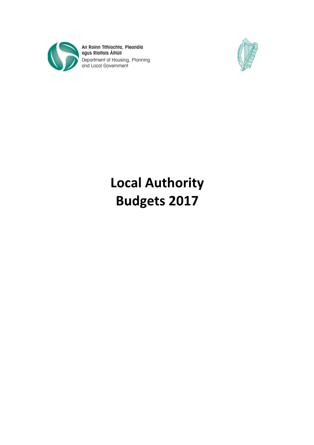 Local Authority Budgets 2017
