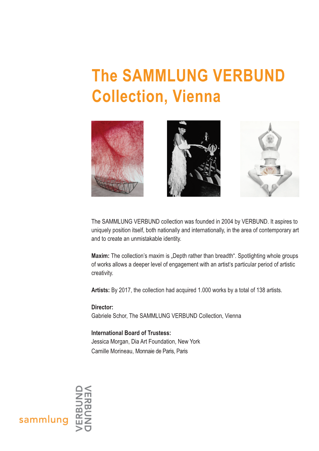 The SAMMLUNG VERBUND Collection, Vienna