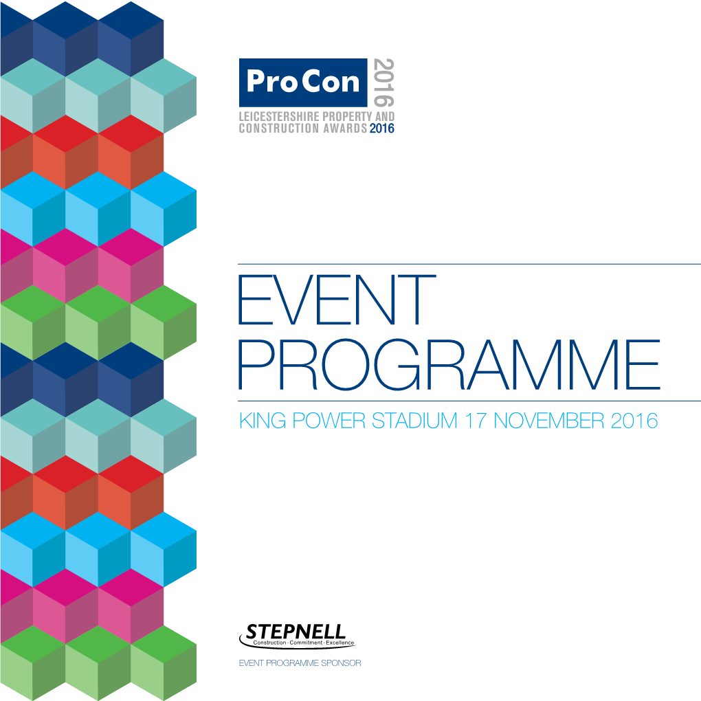 Event Programme King Power Stadium 17 November 2016