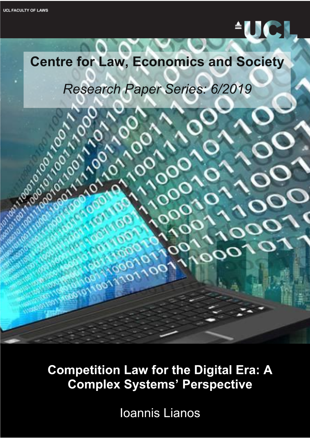 Competition Law for the Digital Era: a Complex Systems' Perspective