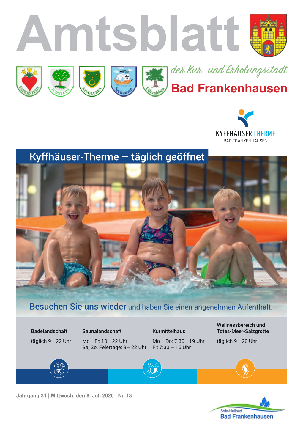 Amtsblatt Der Kur- Und Erholungsstadt Bad Frankenhausen