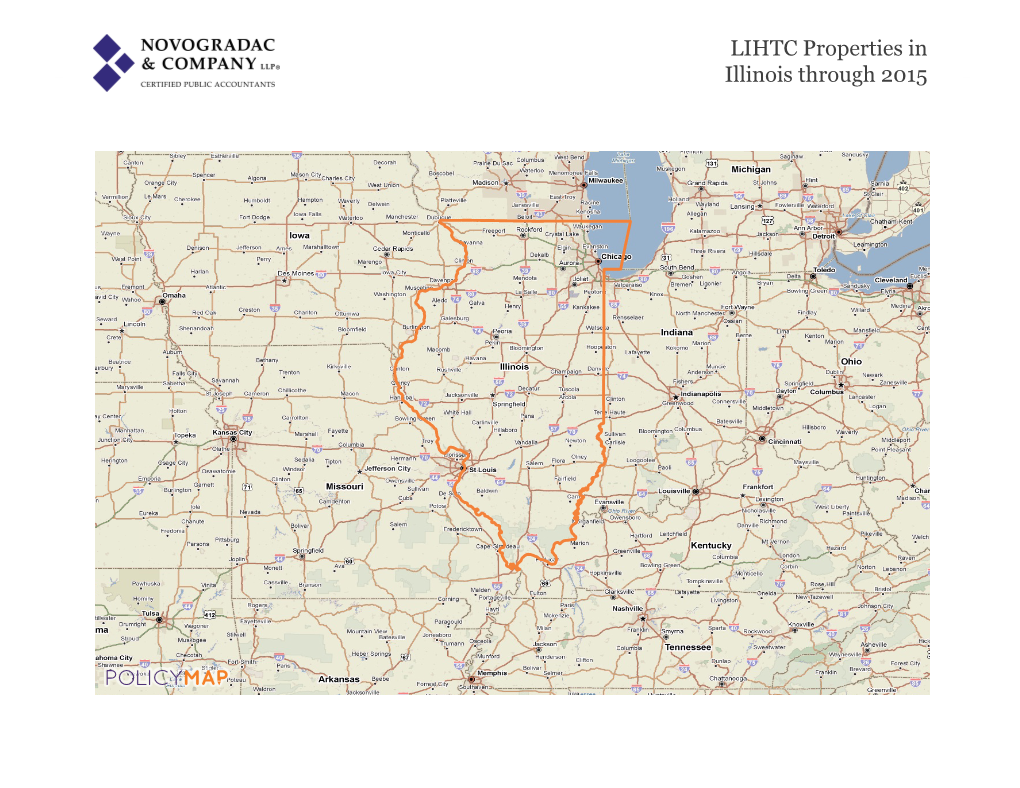 Illinois Through 2015 LIHTC Properties in Illinois Through 2015