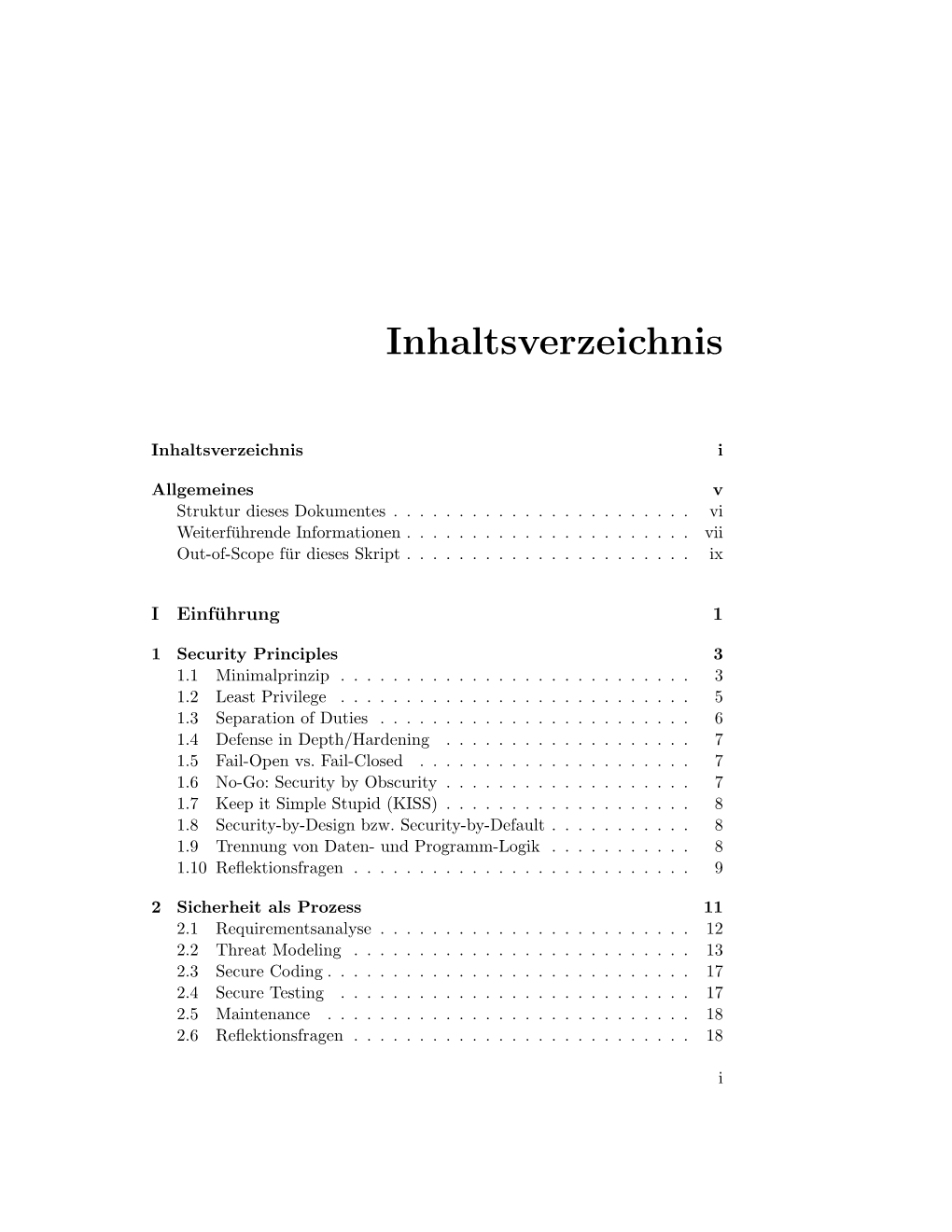 Web Security Zu Halten Und Hoﬀe, Dass Ich Damit Einen Kleinen Teil Beitrage Die Sub-Optimale Sicherheitssituation Zu Verbessern