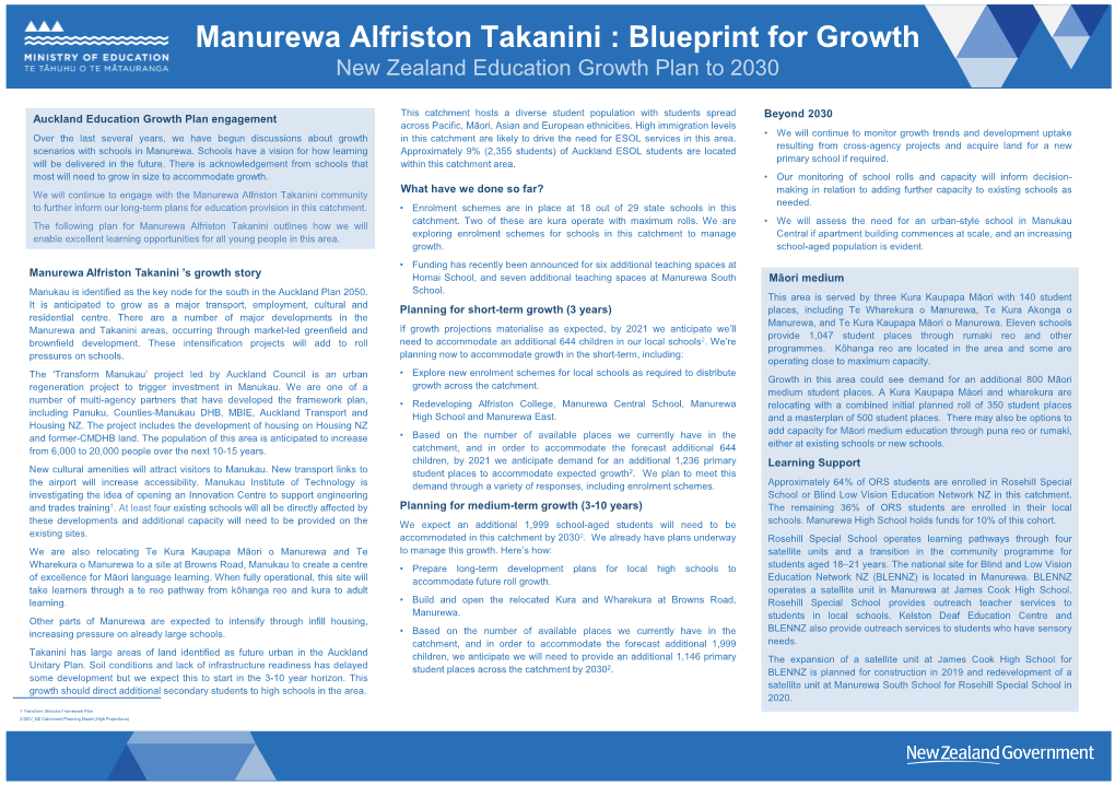 National Education Growth Plan 2019