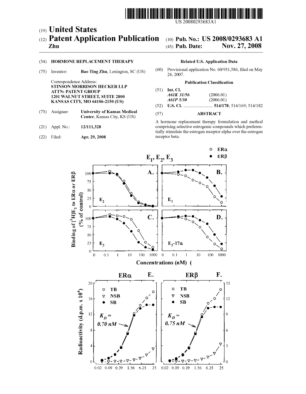 (12) Patent Application Publication (10) Pub. No.: US 2008/0293683 A1 Zhu (43) Pub