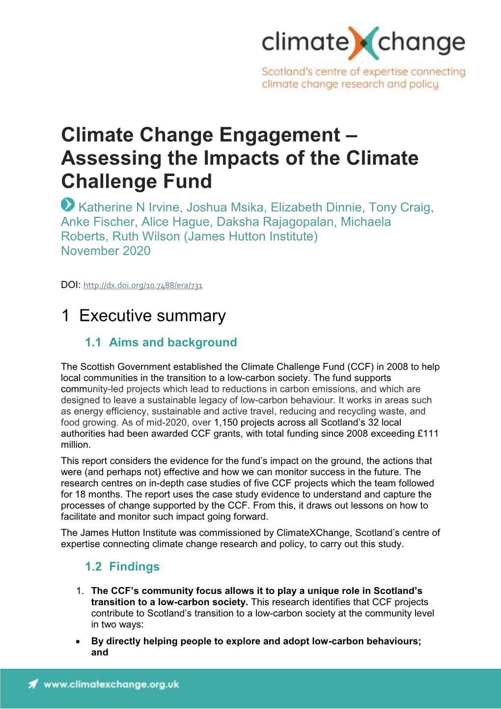 Climate Change Engagement