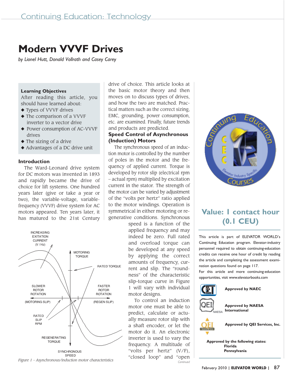 Modern VVVF Drives by Lionel Hutt, Donald Vollrath and Casey Carey