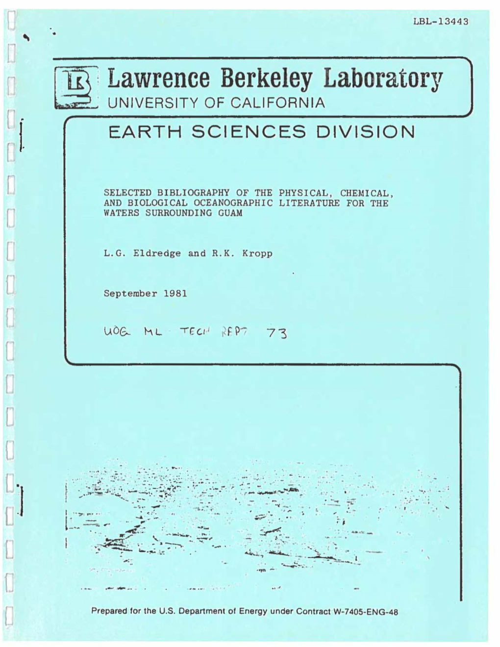 Lawrence Berkeley Laboratory
