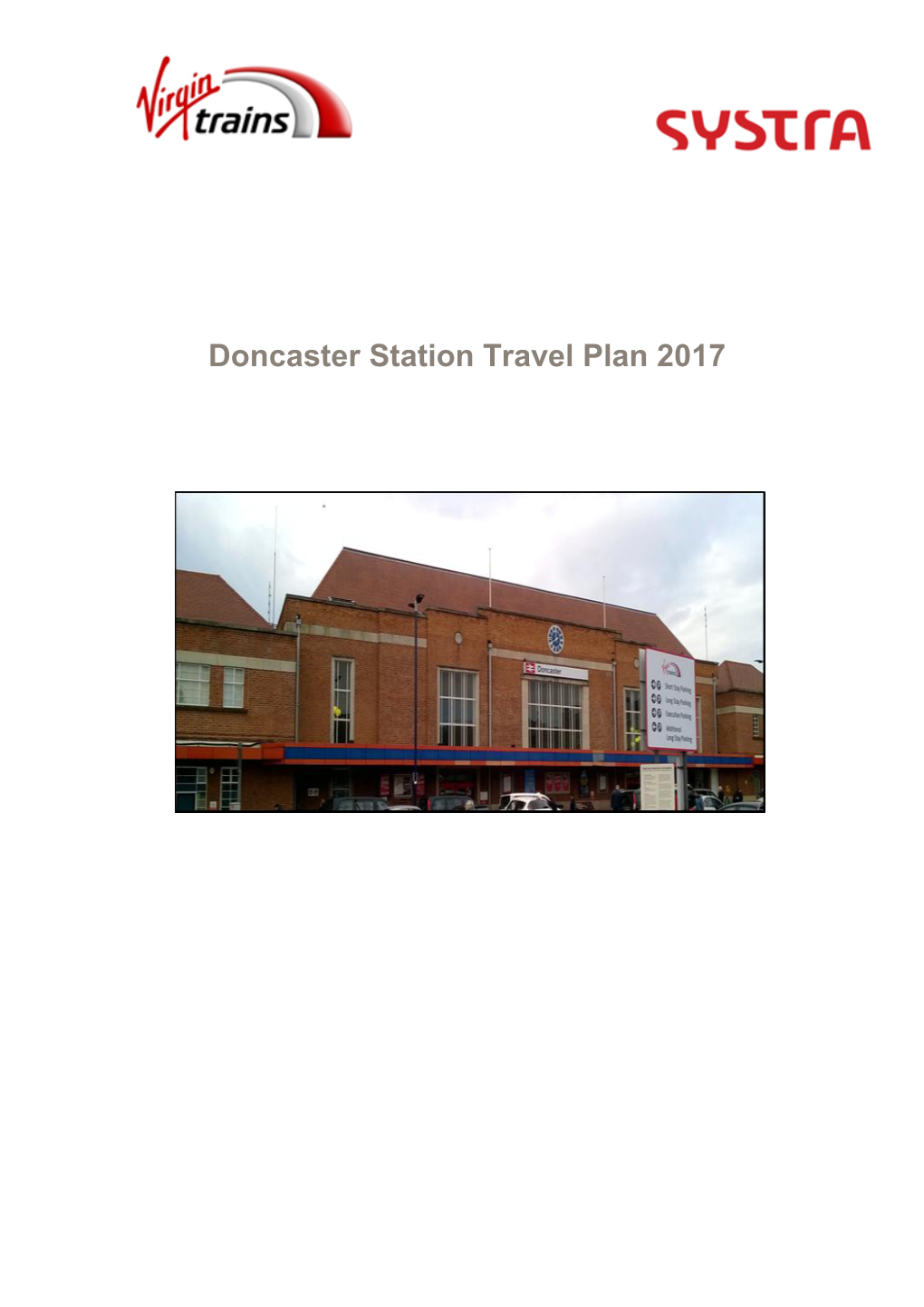 Doncaster Station Travel Plan 2017
