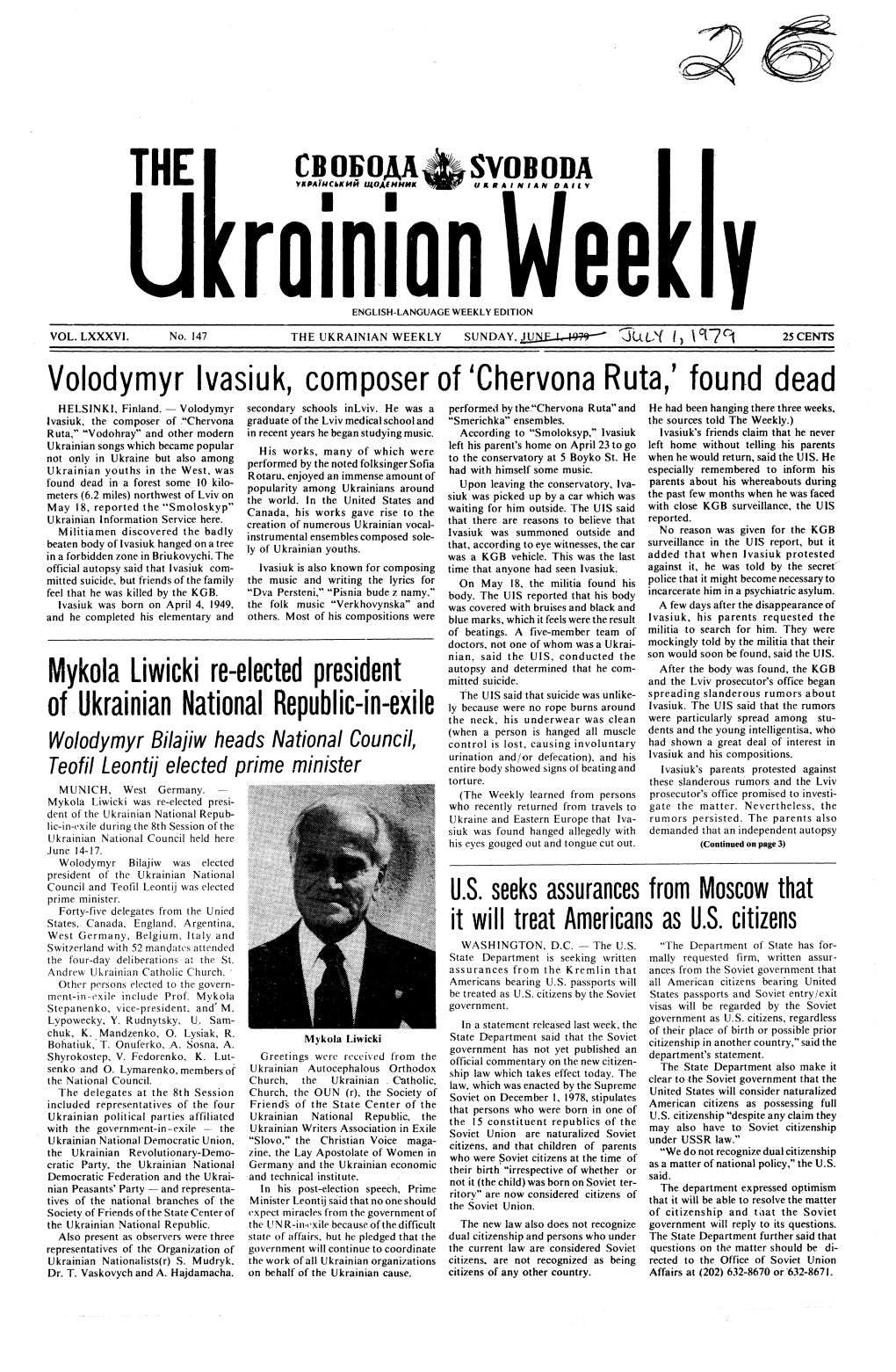 The Ukrainian Weekly 1979