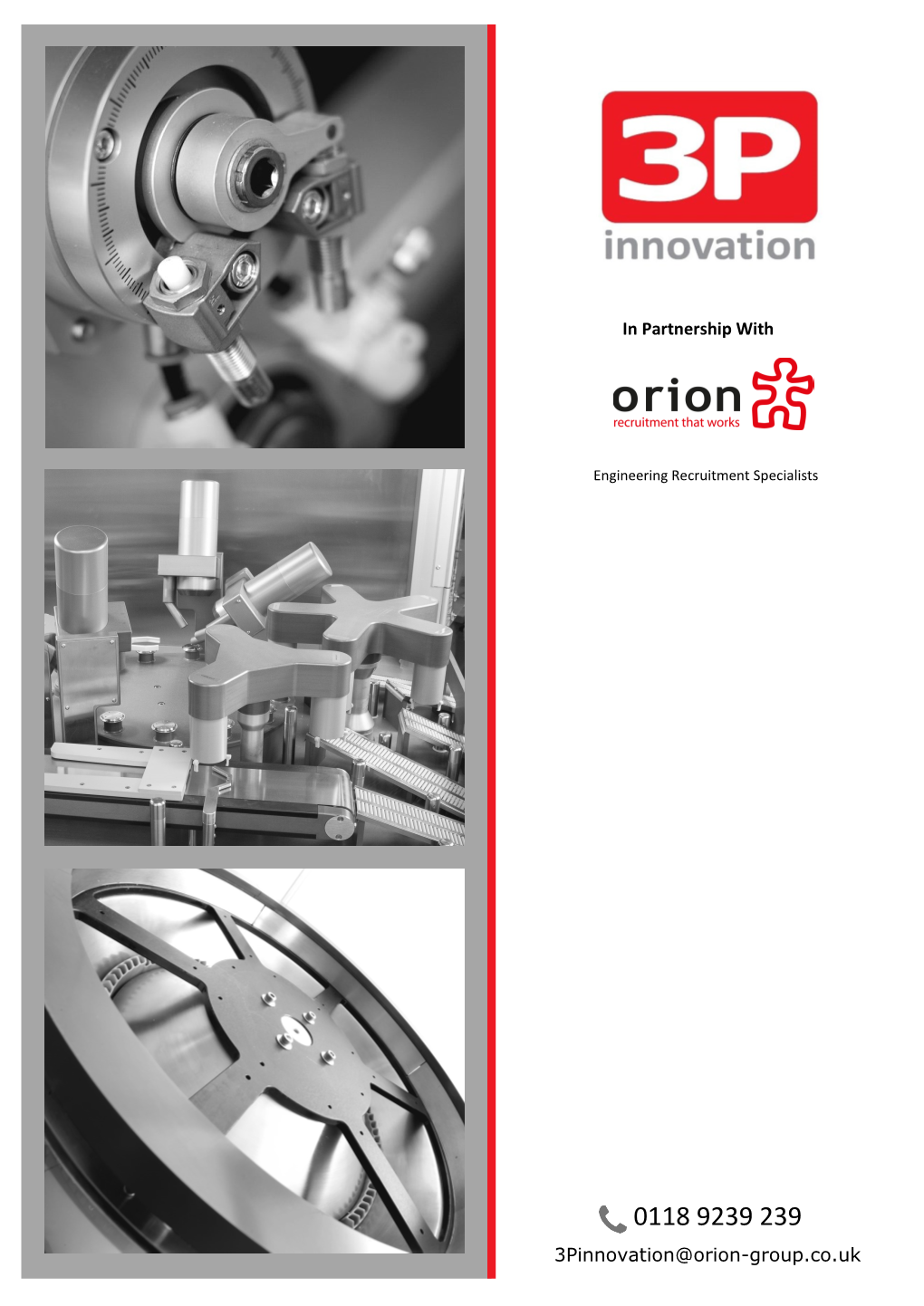 In Partnership with 3Pinnovation@Orion-Group.Co.Uk