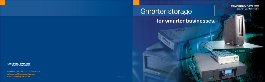 Smarter Storage for Smarter Businesses