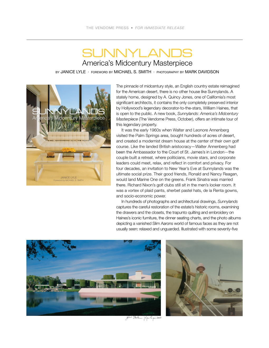 SUNNYLANDS America’S Midcentury Masterpiece