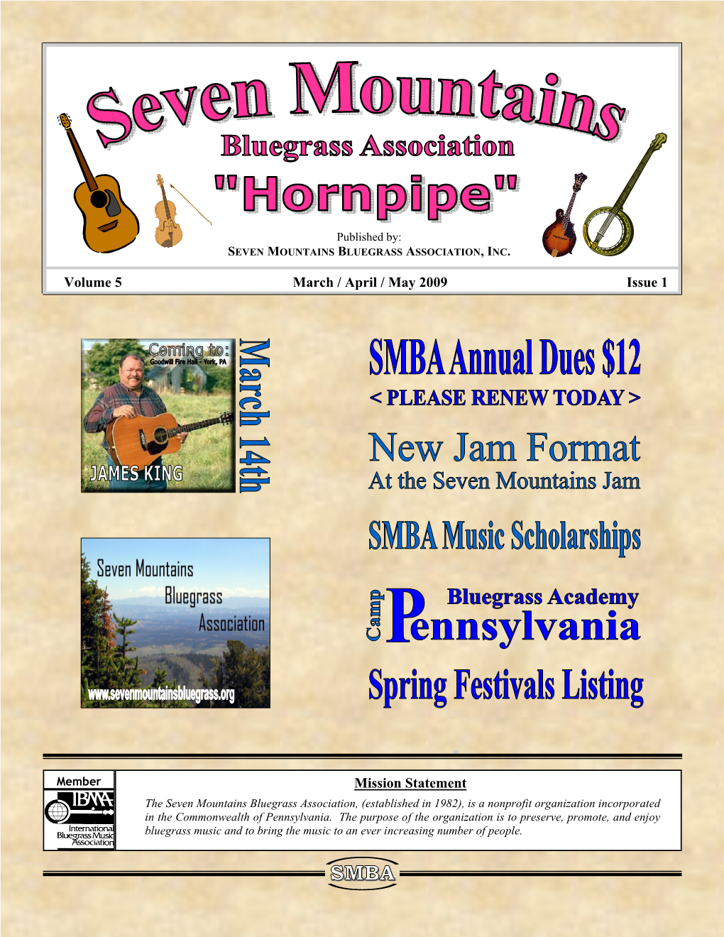 SMBA March April May Newsletter 2009.Pub