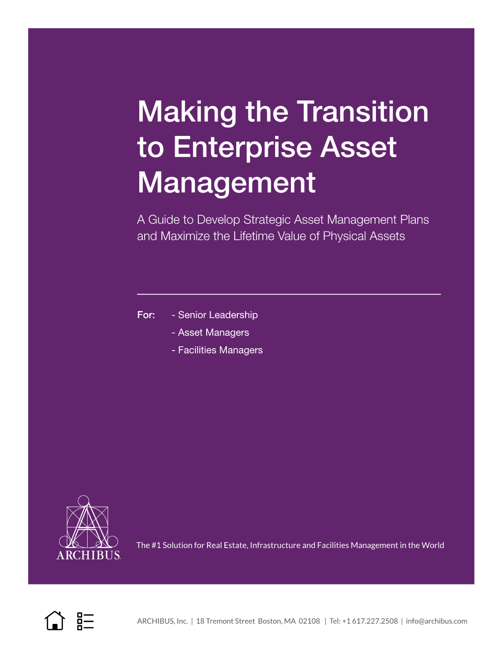 Making the Transition to Enterprise Asset Management