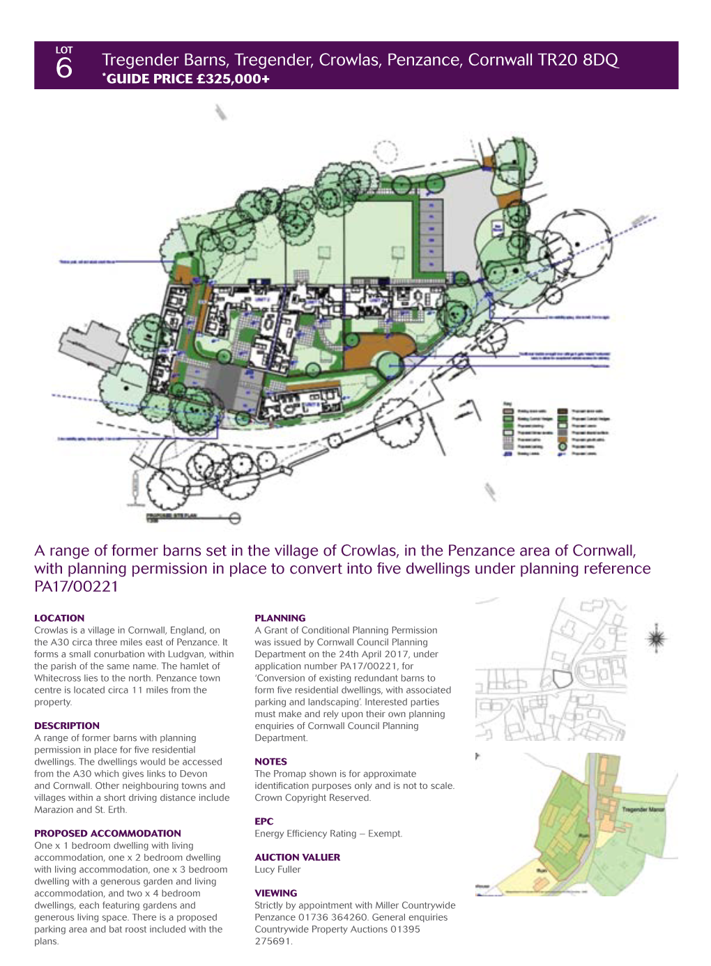 6 Tregender Barns, Tregender, Crowlas, Penzance, Cornwall TR20