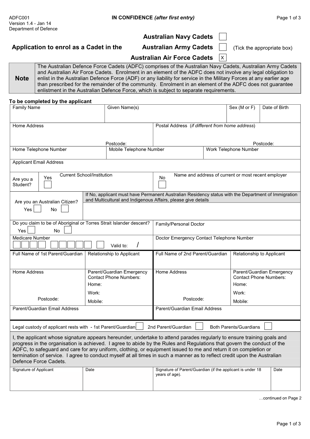2/Cadet Enrolment Form.Pdf