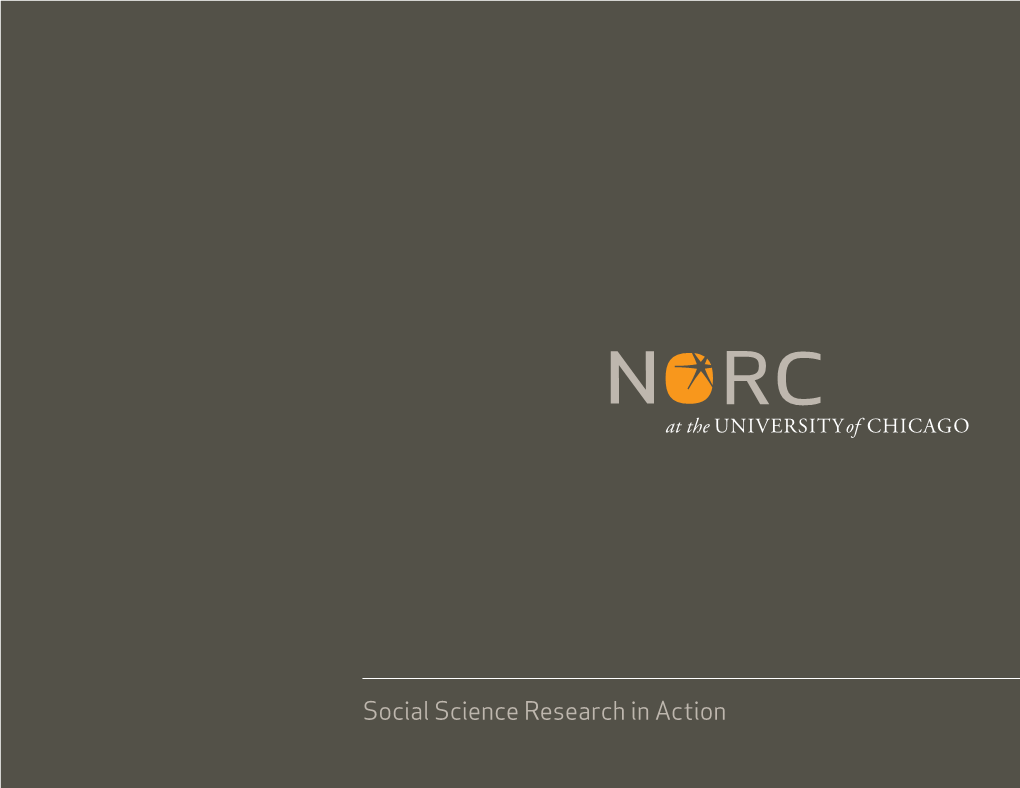 Social Science Research in Action | NORC at the University of Chicago