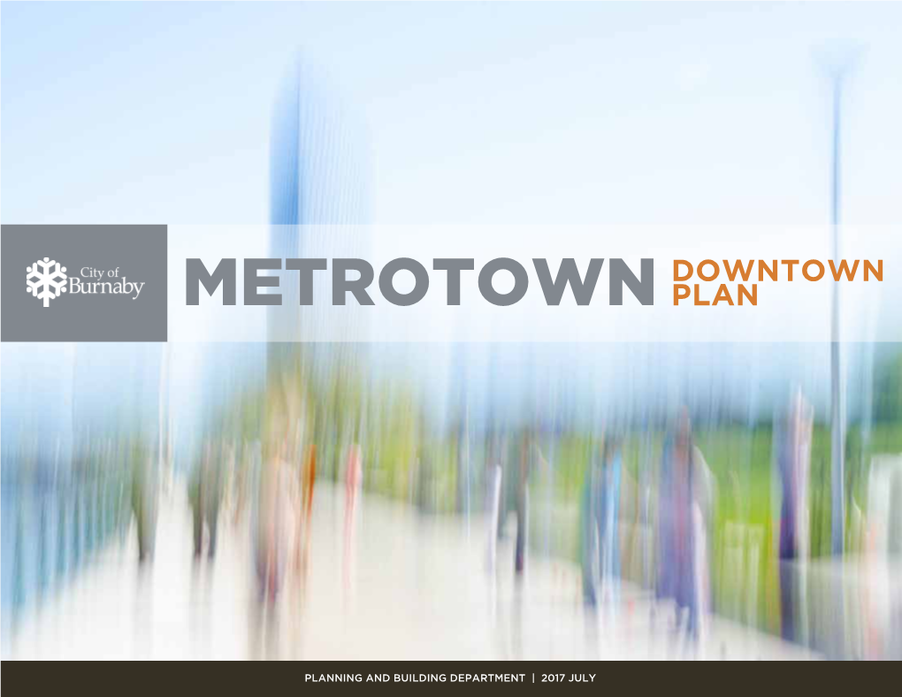 METROTOWN DOWNTOWN PLAN I EXECUTIVE SUMMARY