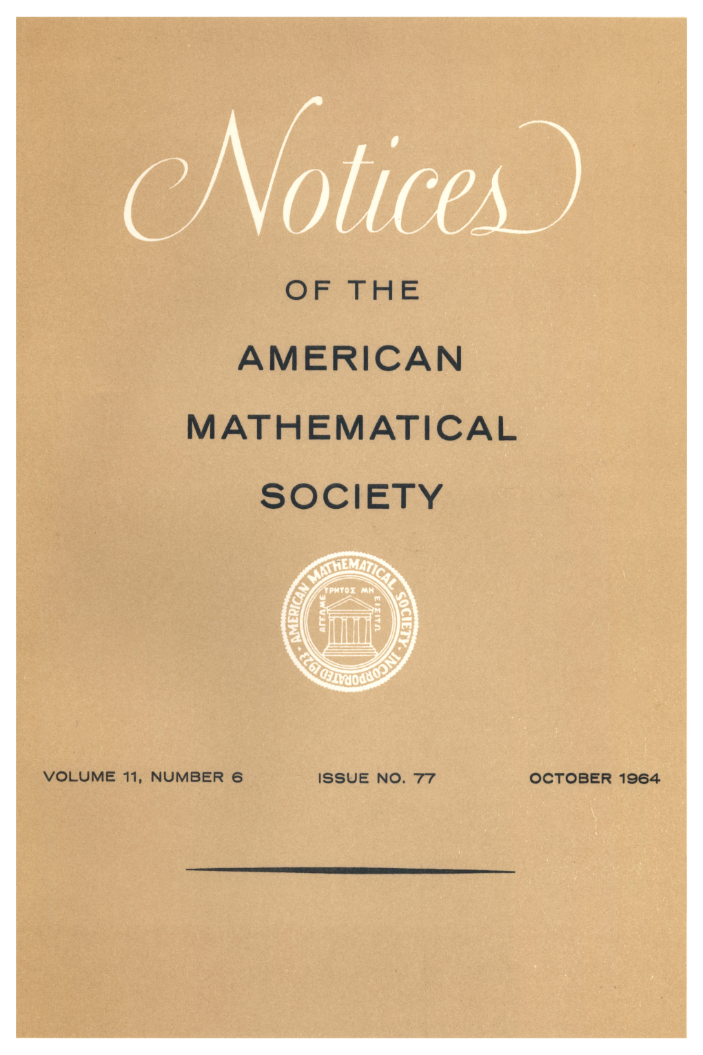 Notices of the American Mathematical Society