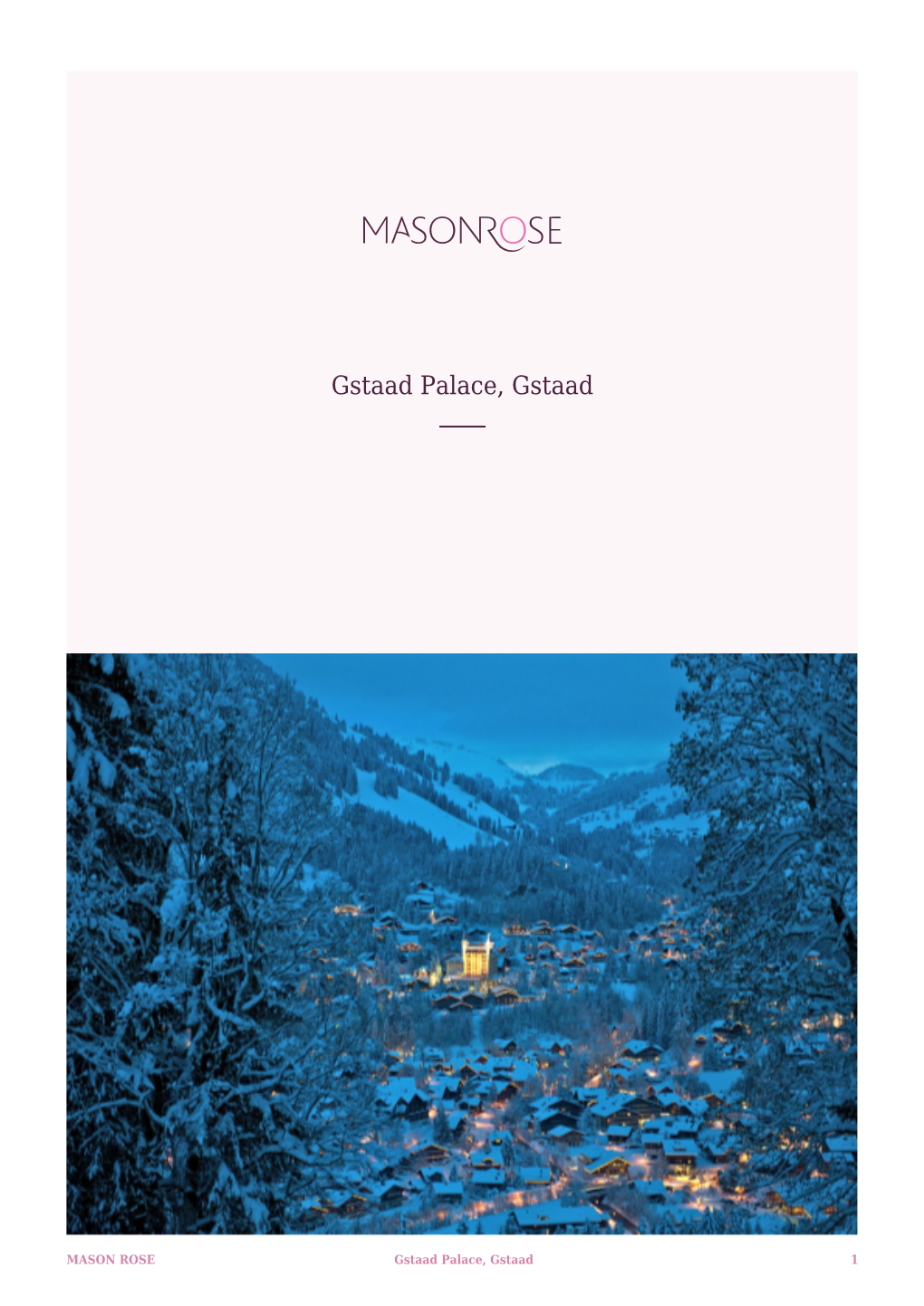 Gstaad Palace, Gstaad