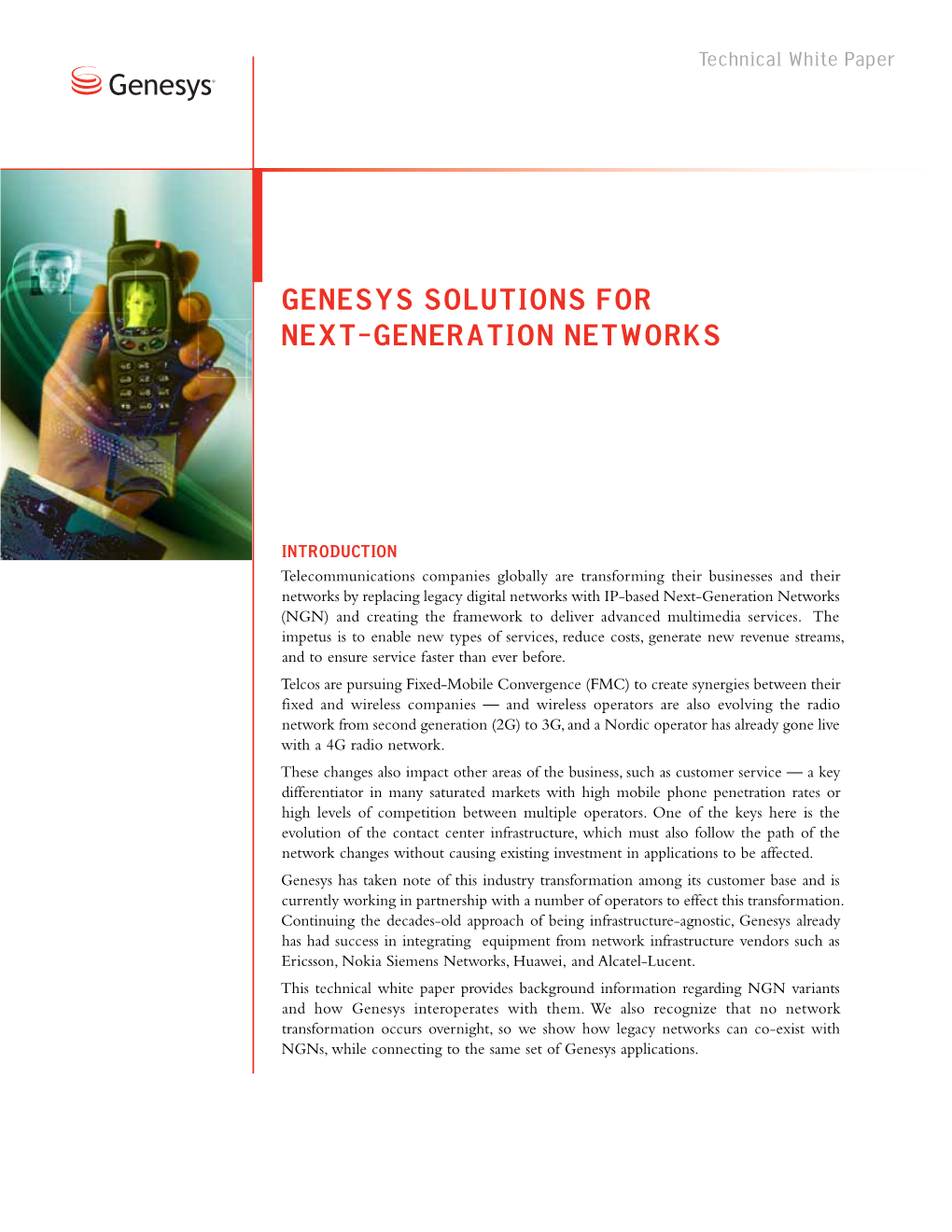 Genesys Solutions for Next-Generation Networks