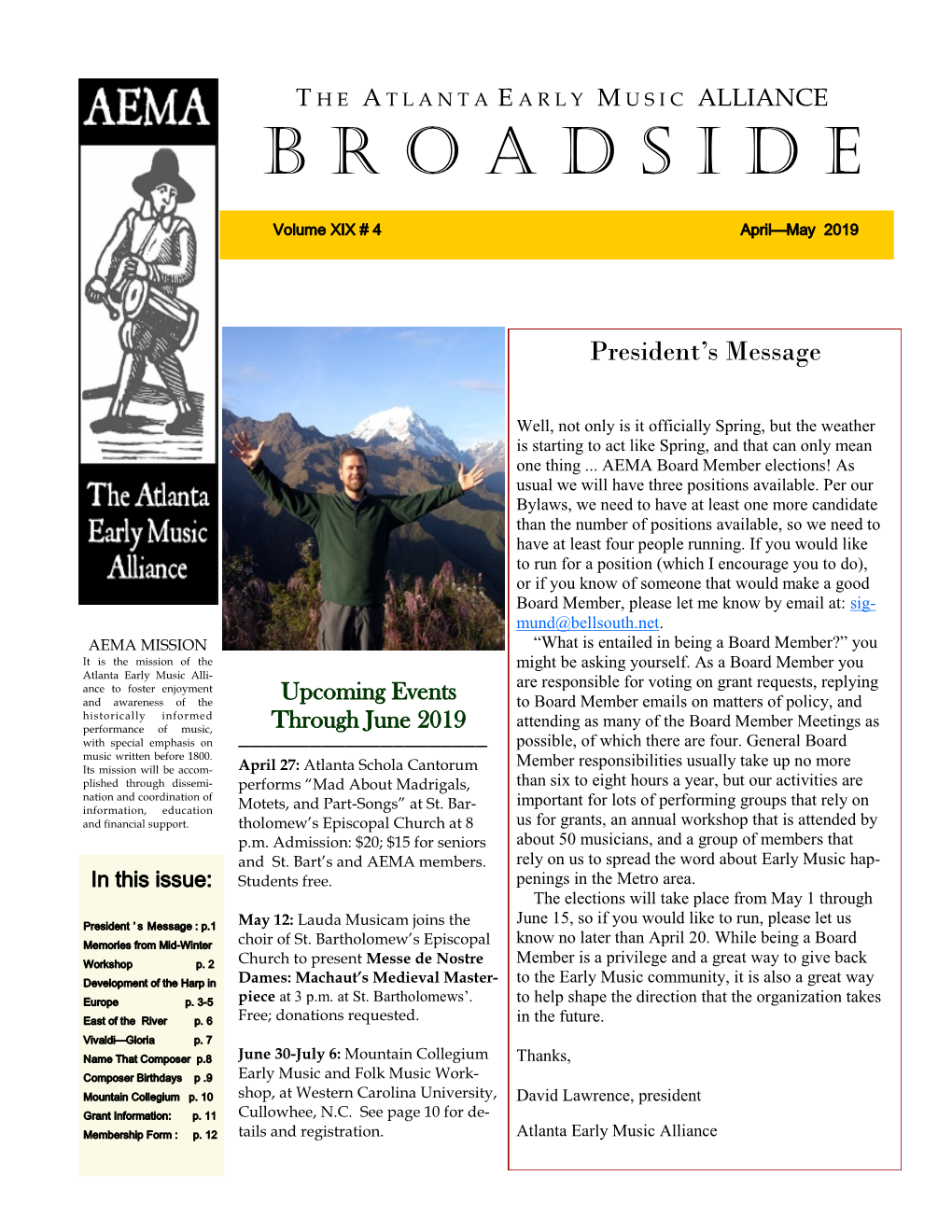 April-June 2019 Broadside