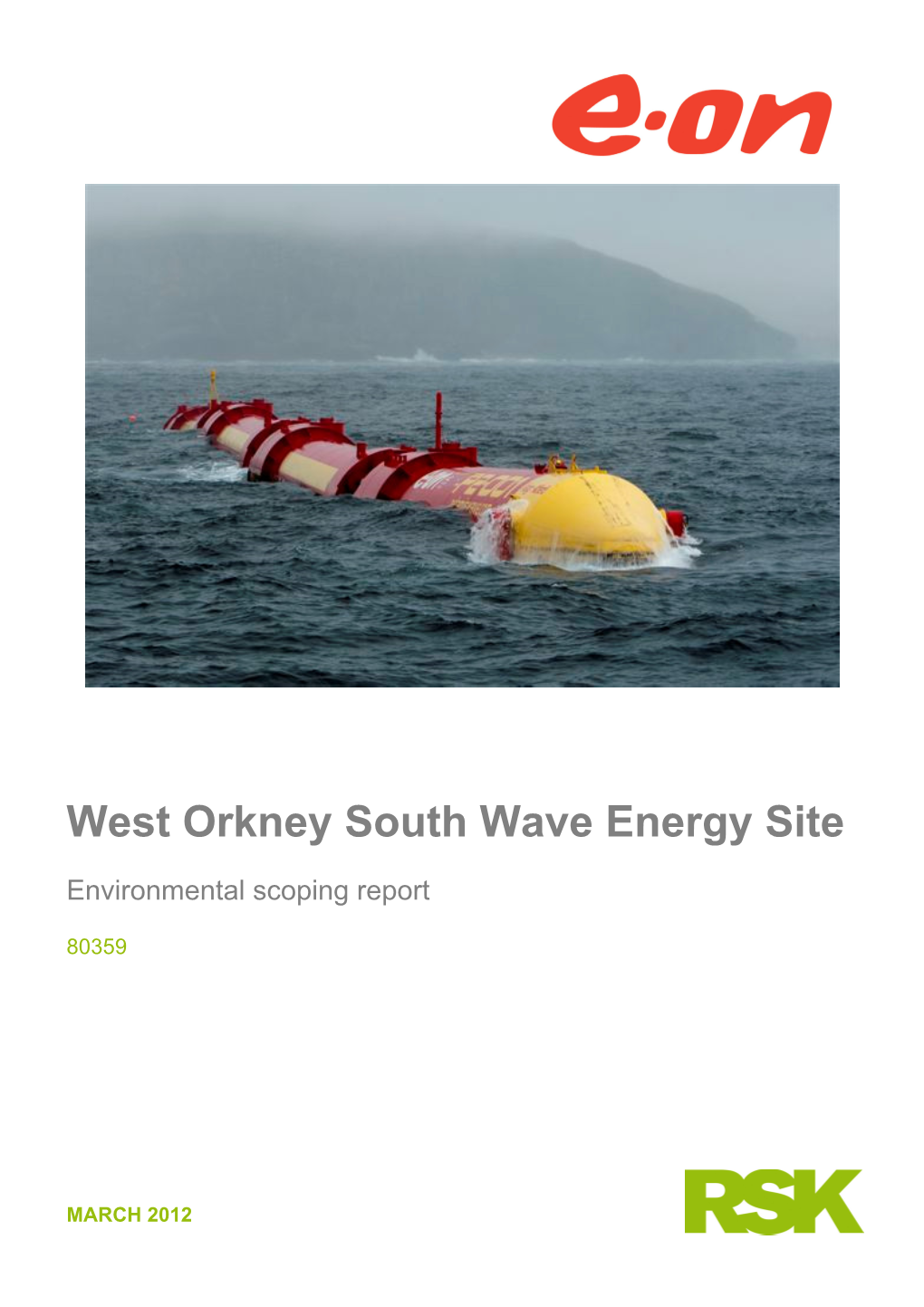 West Orkney South Wave Energy Site