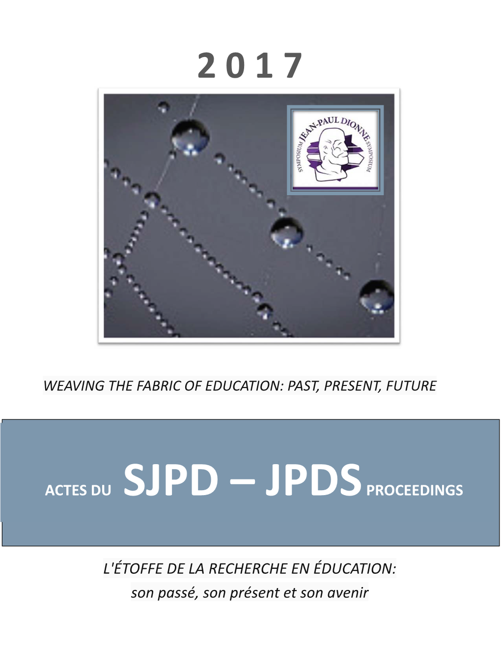 Actes Du Sjpd – Jpds Proceedings