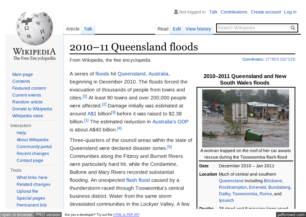 2010–11 Queensland Floods