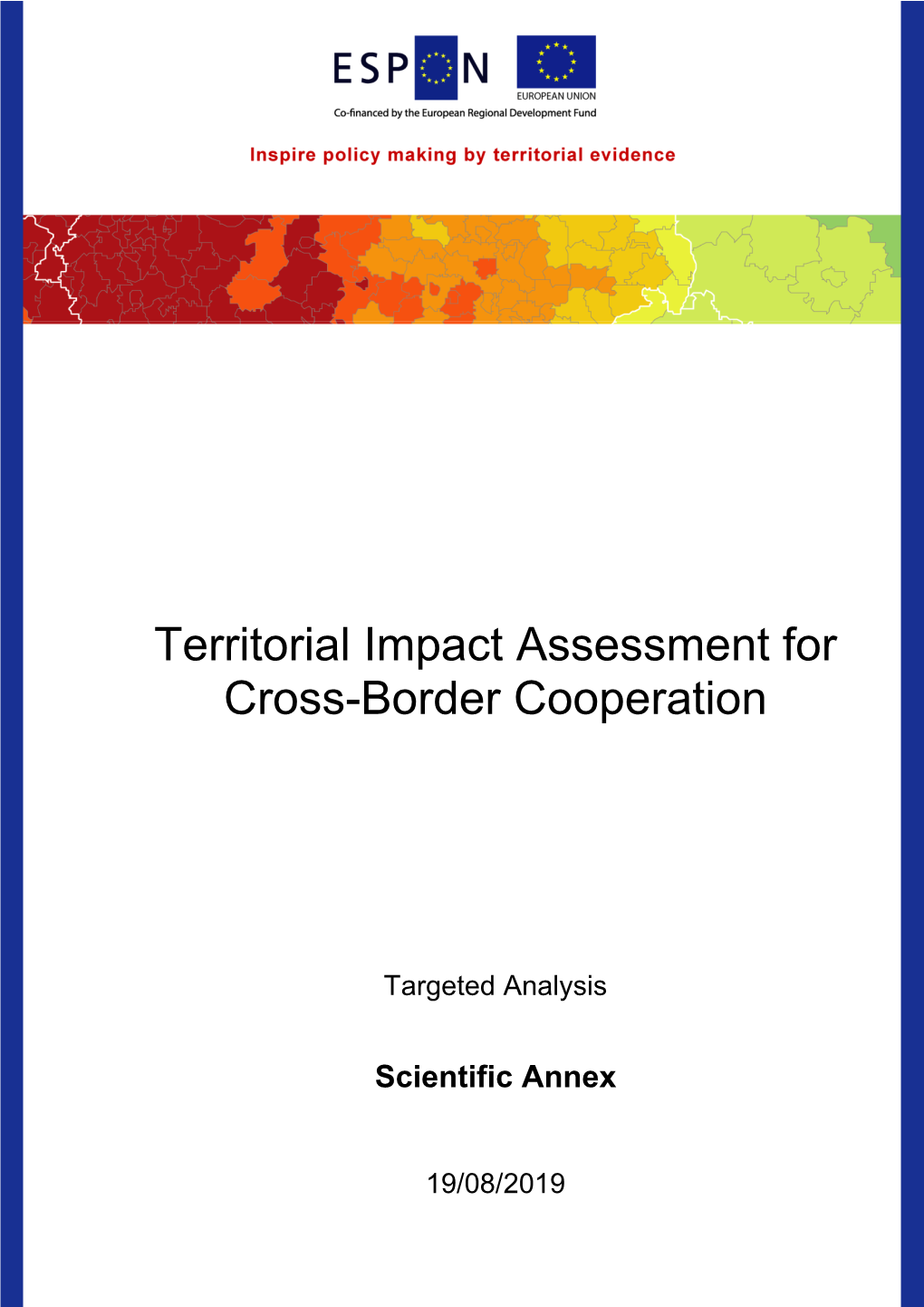 Territorial Impact Assessment for Cross-Border Cooperation